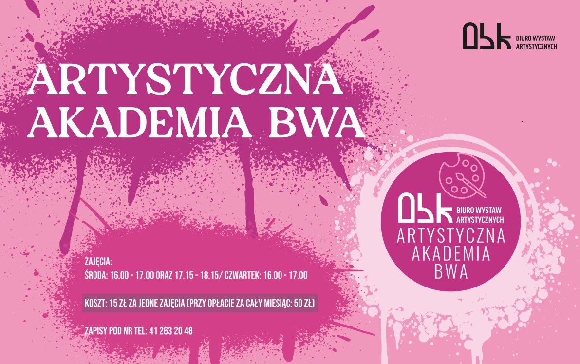 wydarzenie: ARTYSTYCZNA AKADEMIA BWA