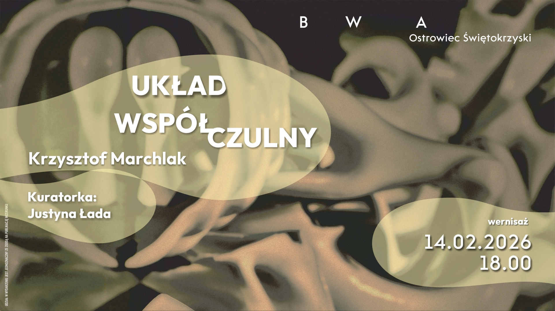 wydarzenie: Krzysztof Marchlak ,,Układ współczulny’’/wernisaż
