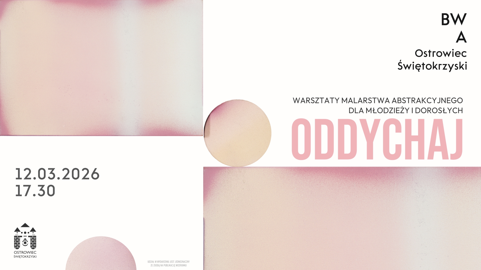 wydarzenie: ODDYCHAJ. Warsztaty malarstwa abstrakcyjnego dla dorosłych i młodzieży