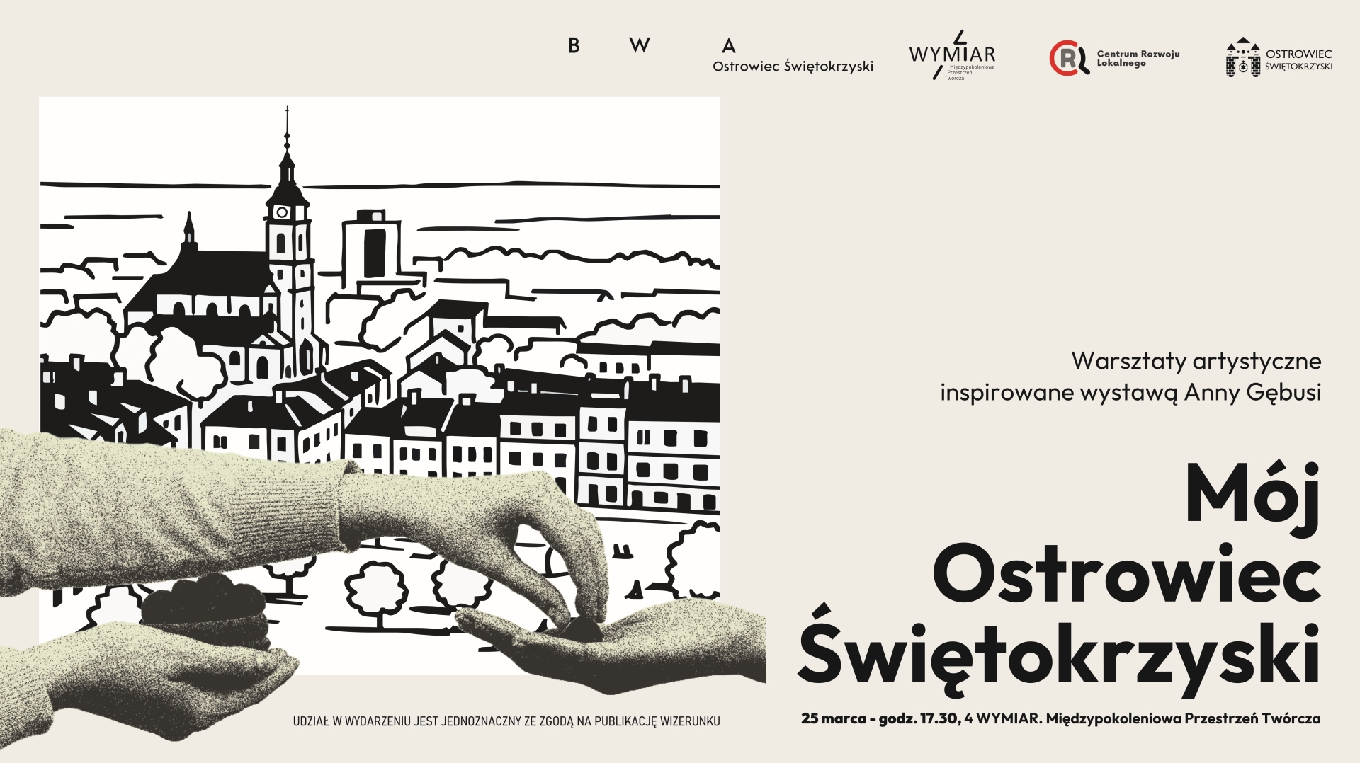 wydarzenie: Mój Ostrowiec Świętokrzyski – warsztaty inspirowane wystawą Anny Gębusi