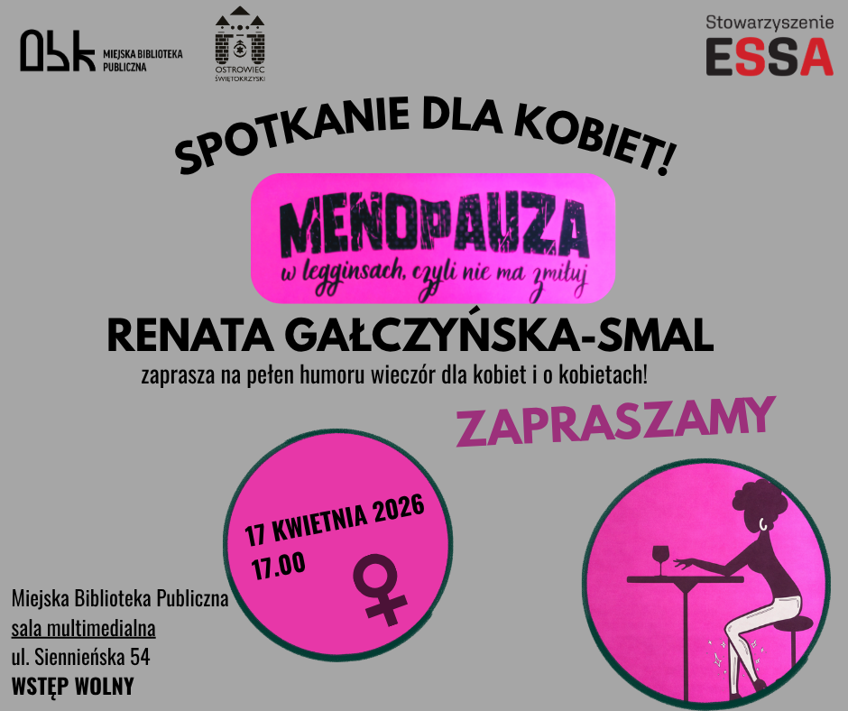 wydarzenie: „Menopauza w legginsach, czyli nie ma zmiłuj”