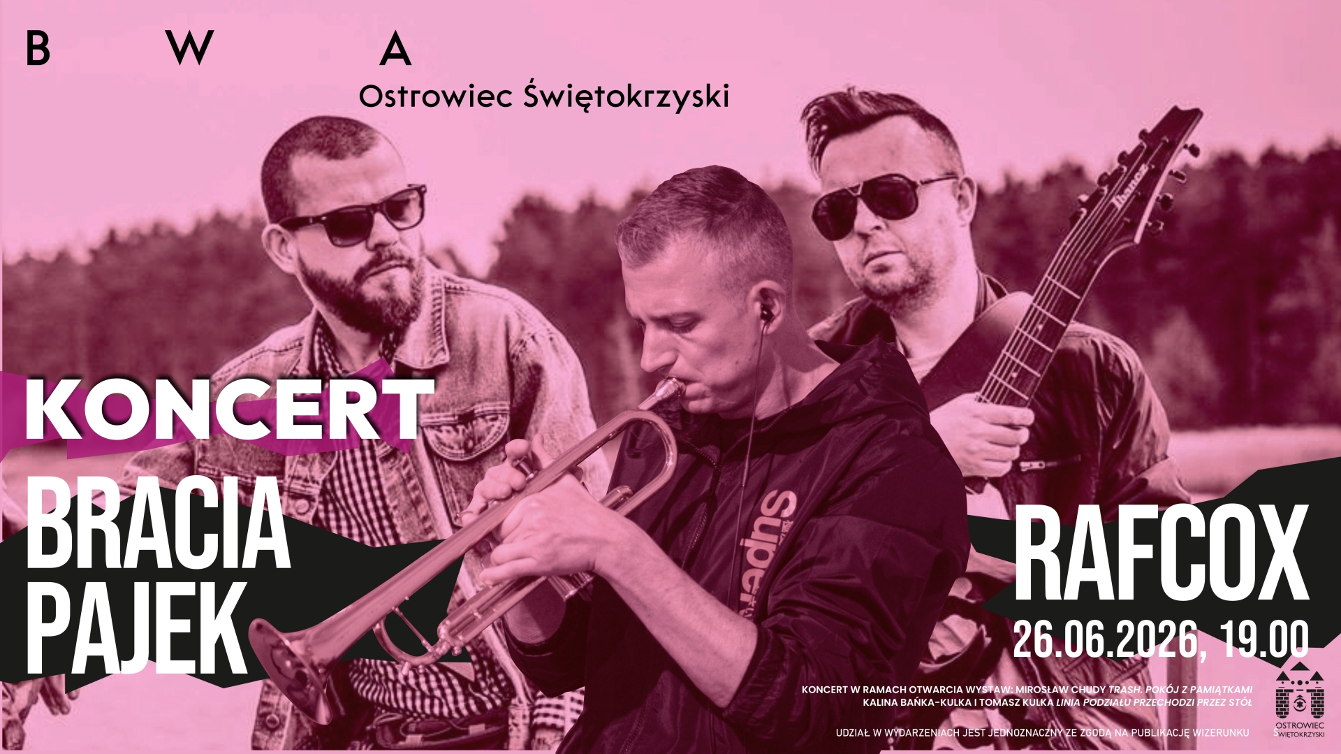 wydarzenie: Bracia Pajek & Rafcox / Koncert na dziedzińcu Ostrowieckiego Browaru Kultury