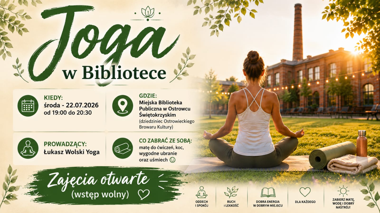 wydarzenie: Joga w Bibliotece