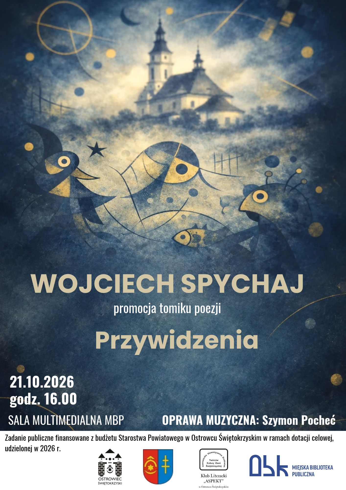 wydarzenie: Wojciech Spychaj - „Przywidzenia” - promocja tomiku