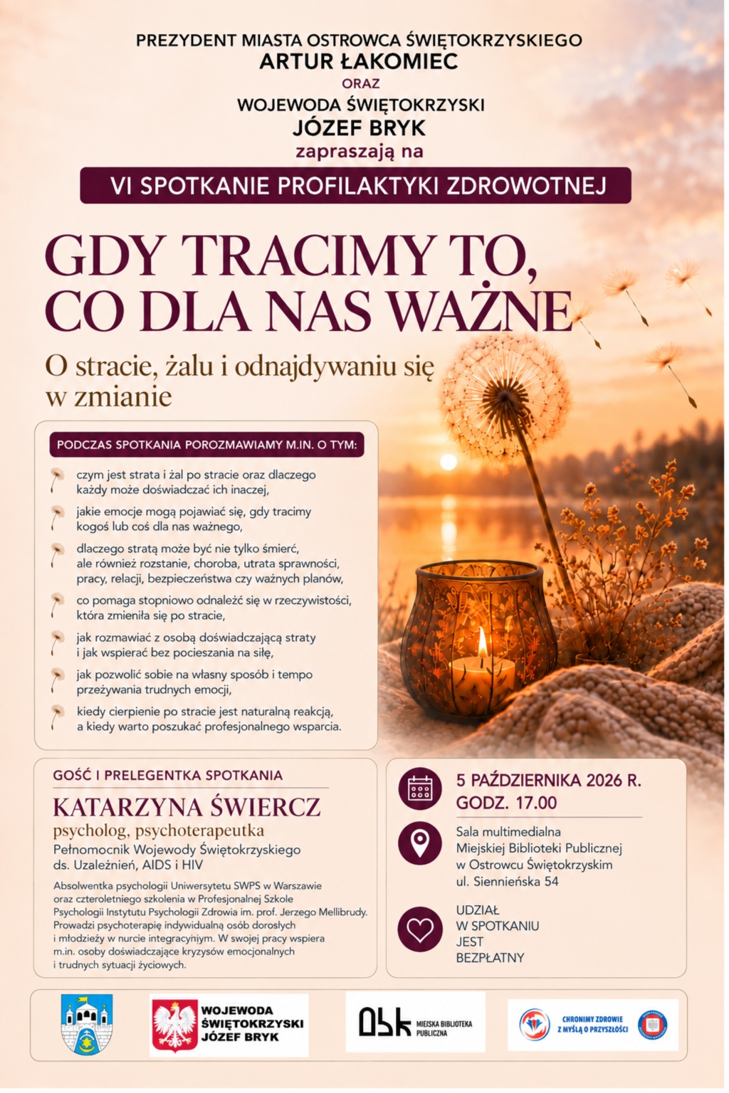 wydarzenie: Gdy tracimy to, co dla nas ważne