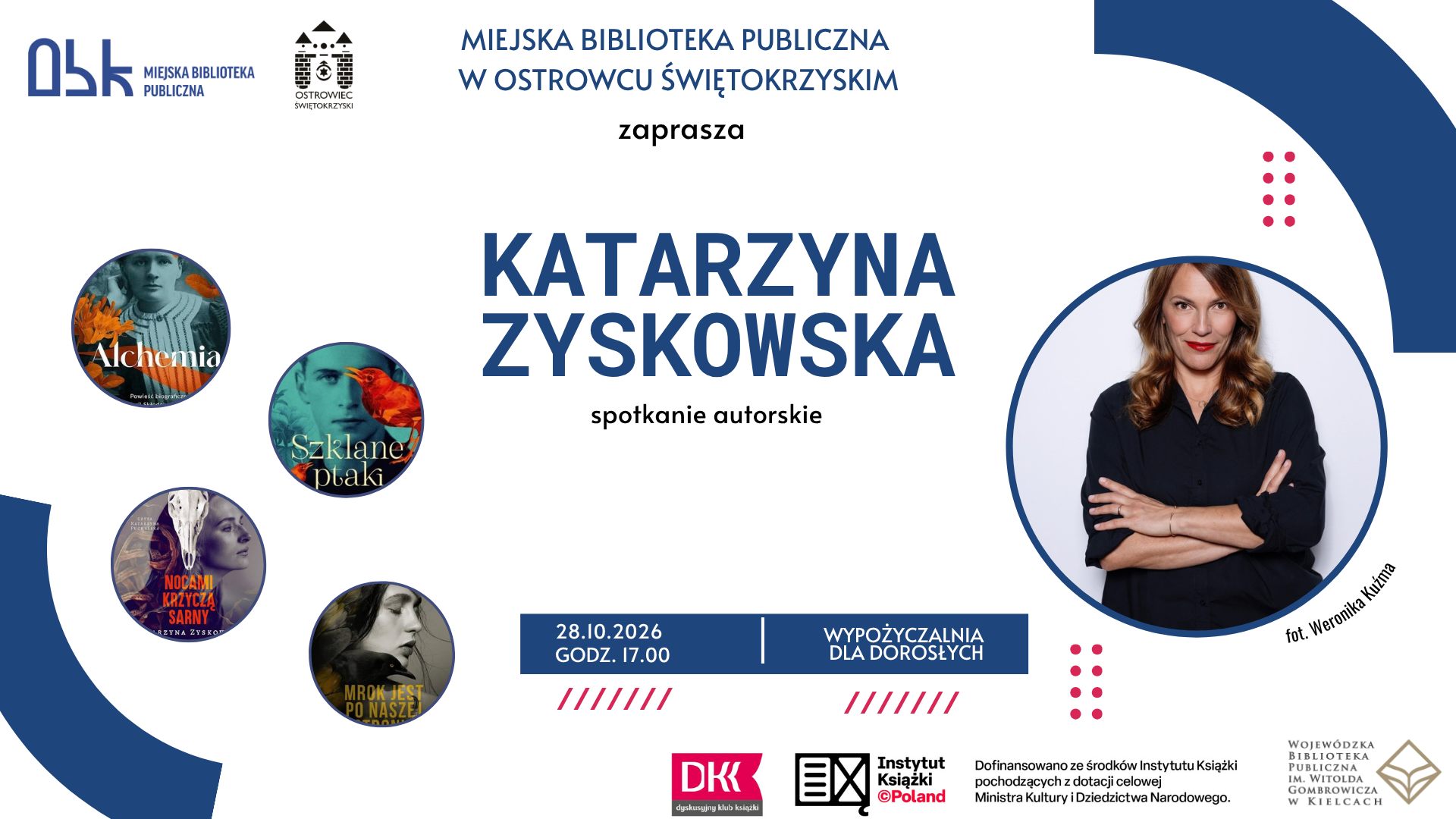 wydarzenie: Katarzyna Zyskowska- spotkanie autorskie