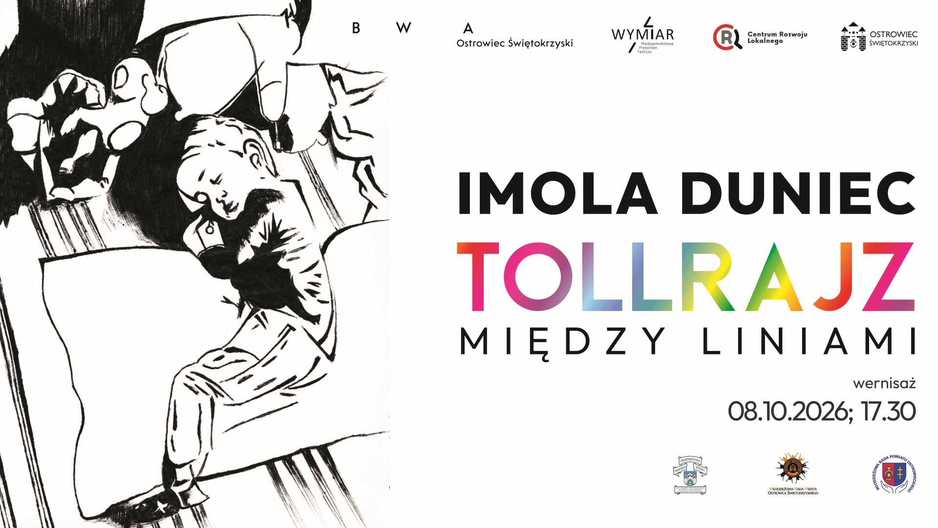 wydarzenie: Imola Duniec “Tollrajz. Między liniami” / otwarcie wystawy